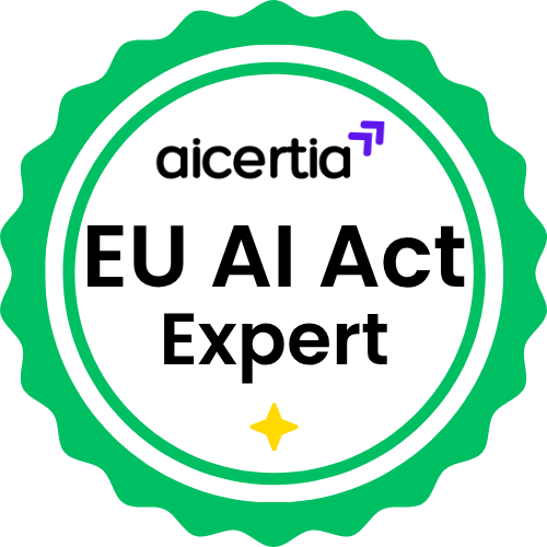 Certificate EU AI Act Expert