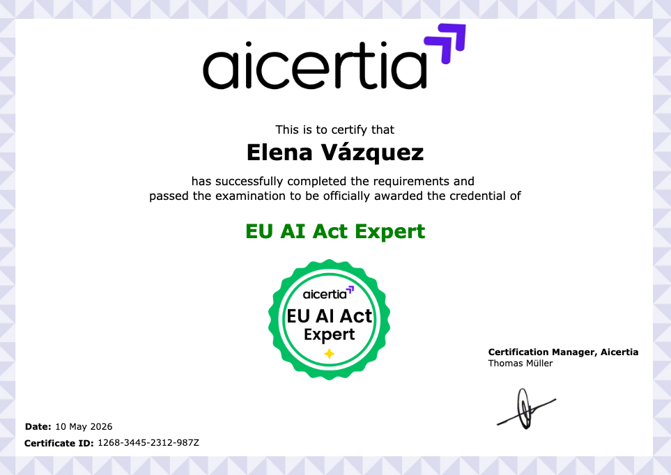 EU AI Act Certification